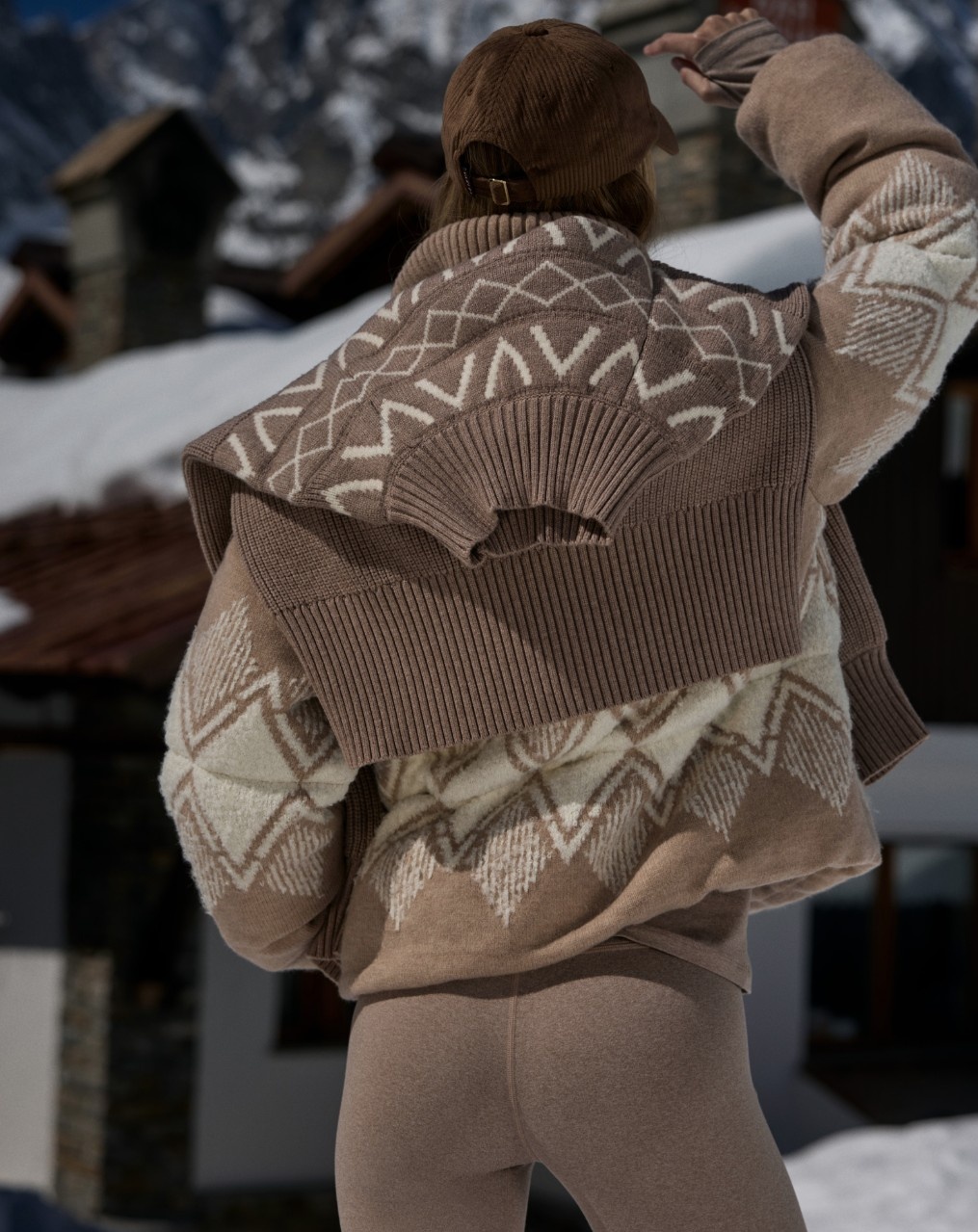 Varley Marcie Fairisle Yoke Knit