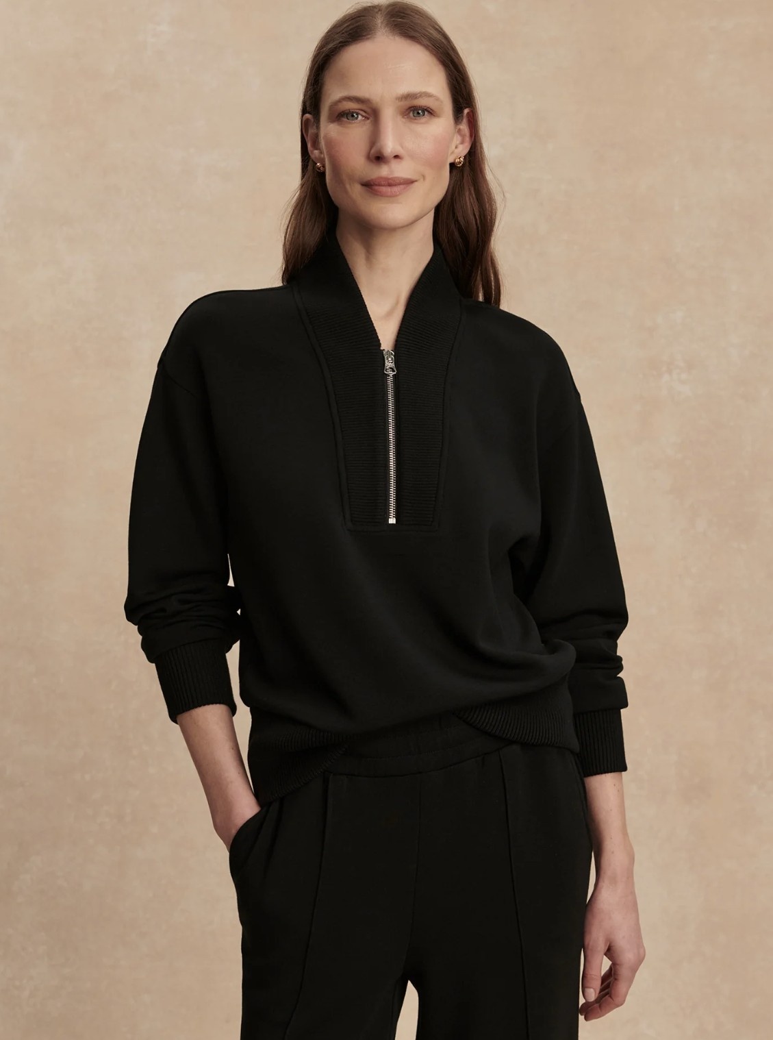 Varley Sally Half Zip Sweat