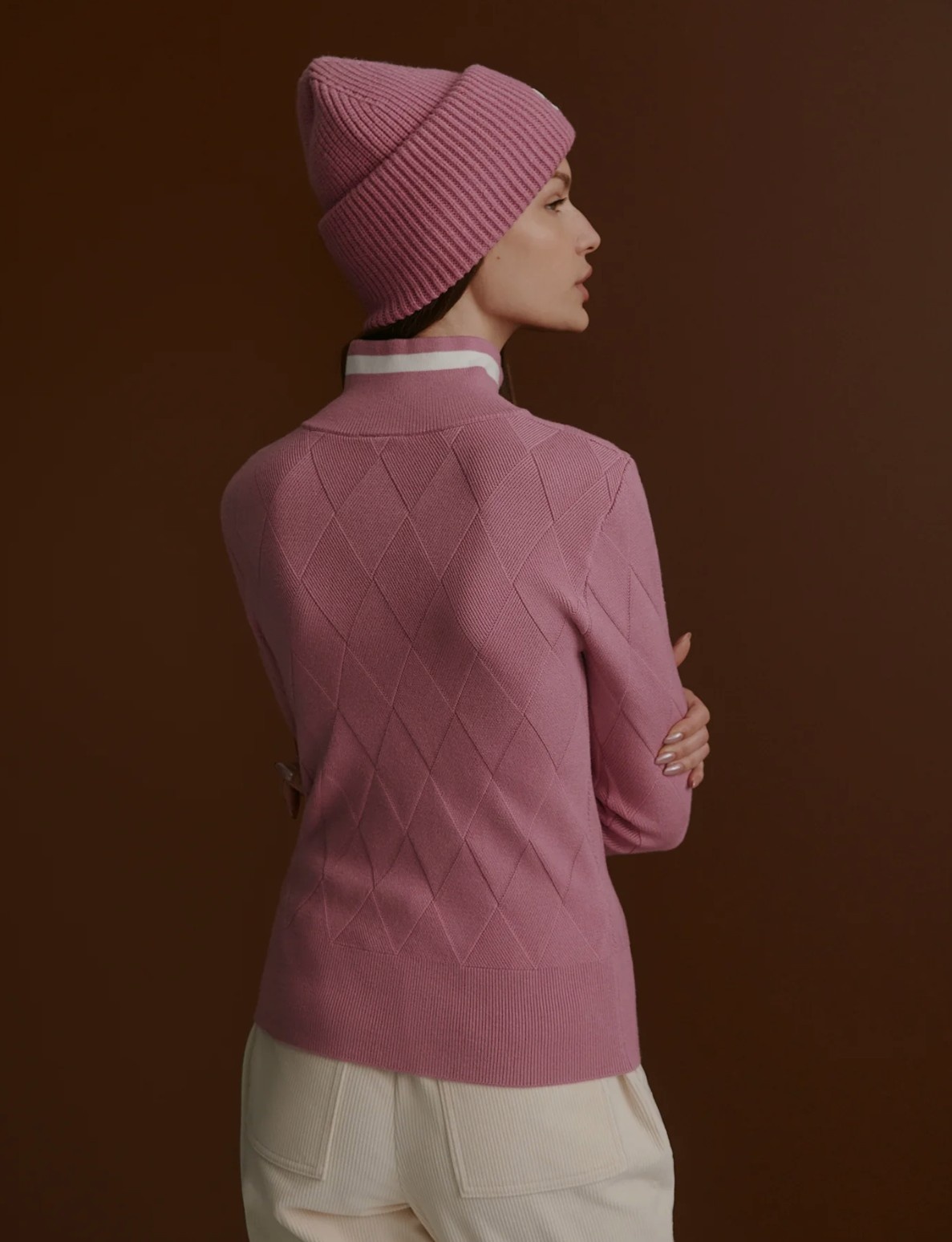 Varley Barthe Zip Through Knit