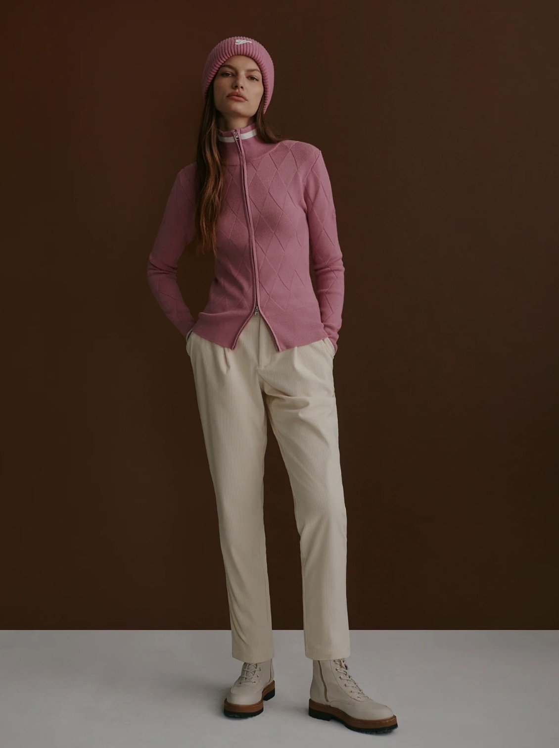 Varley Barthe Zip Through Knit