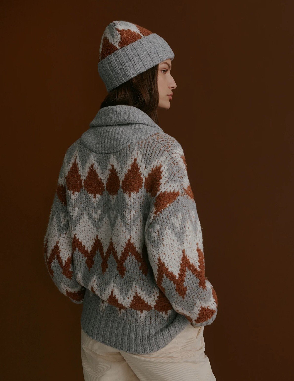 Varley Brockley Jacquard Knit Jacket