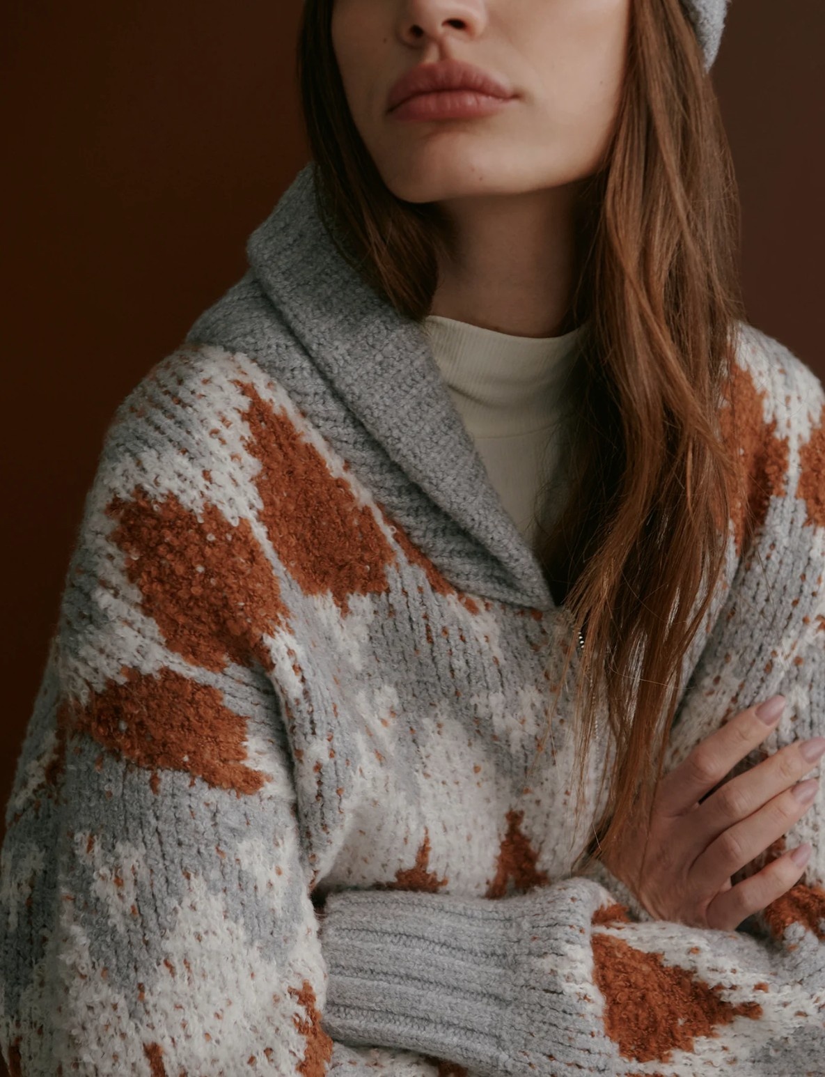 Varley Brockley Jacquard Knit Jacket