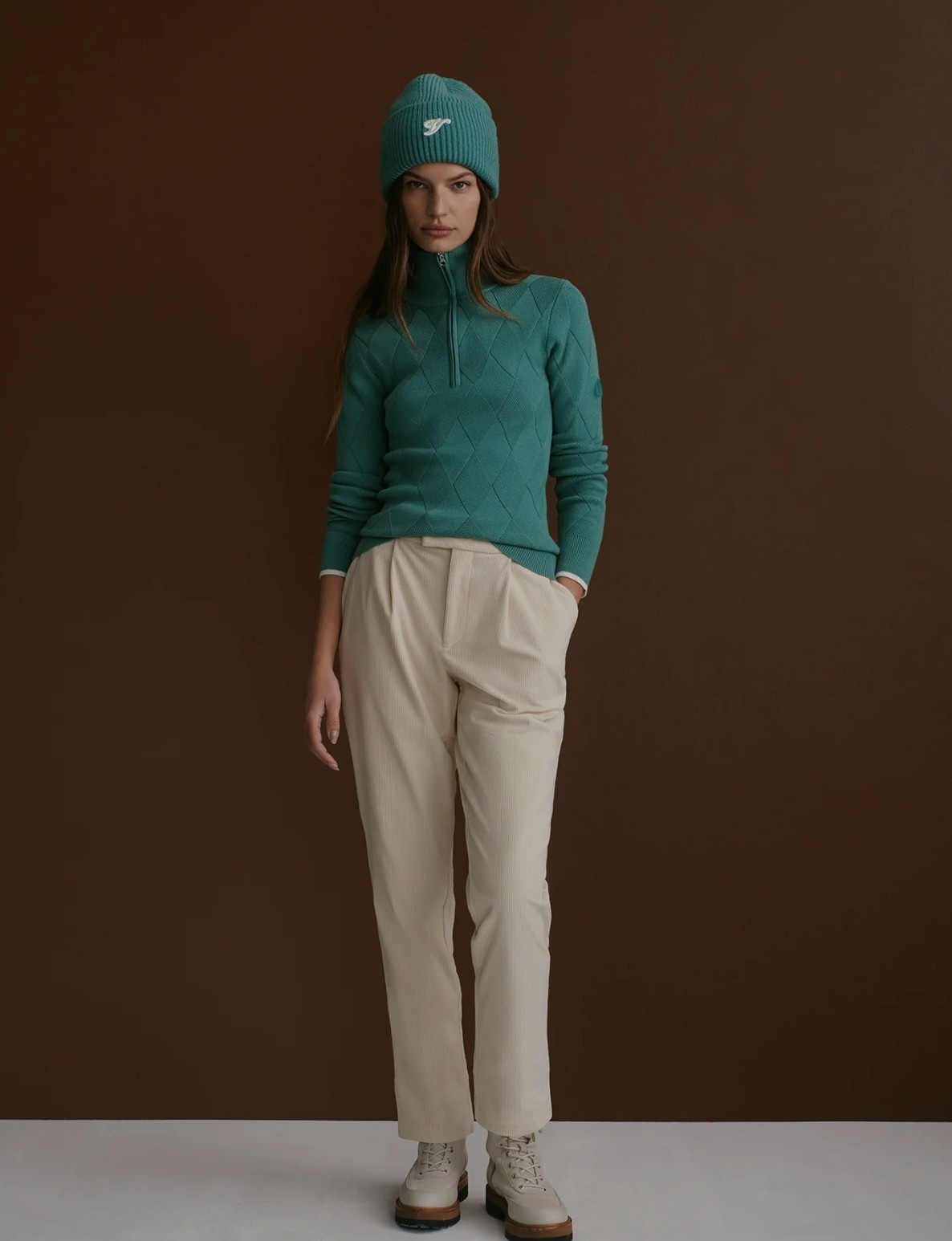 Varley Lawson Half Zip Knit