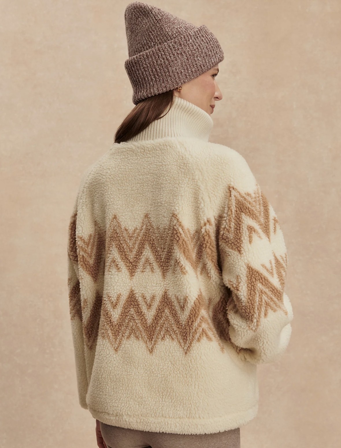 Varley Hendrik Half Zip Sherpa