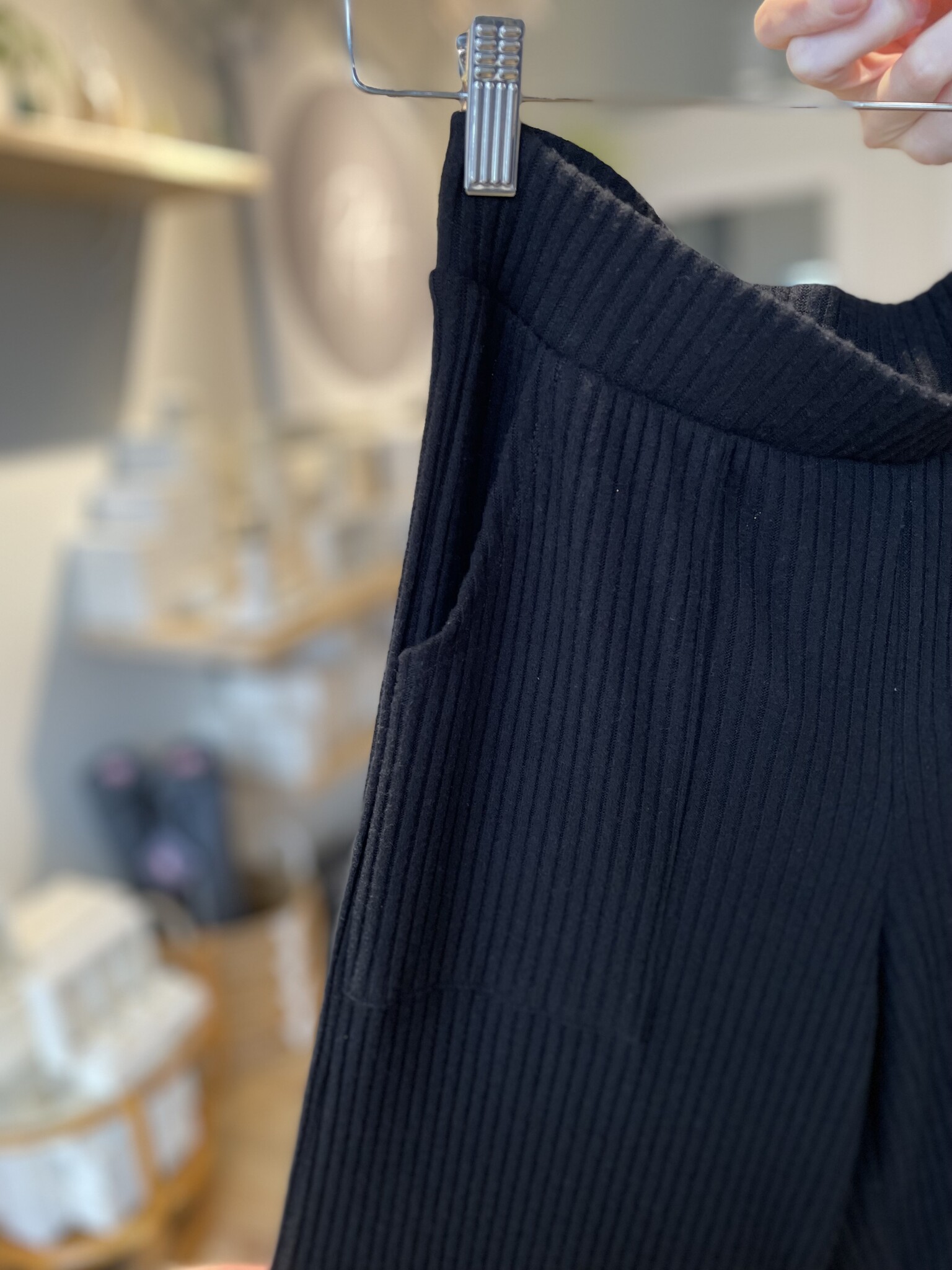 Project Social T Shea Brushed Rib Wide Leg Pant