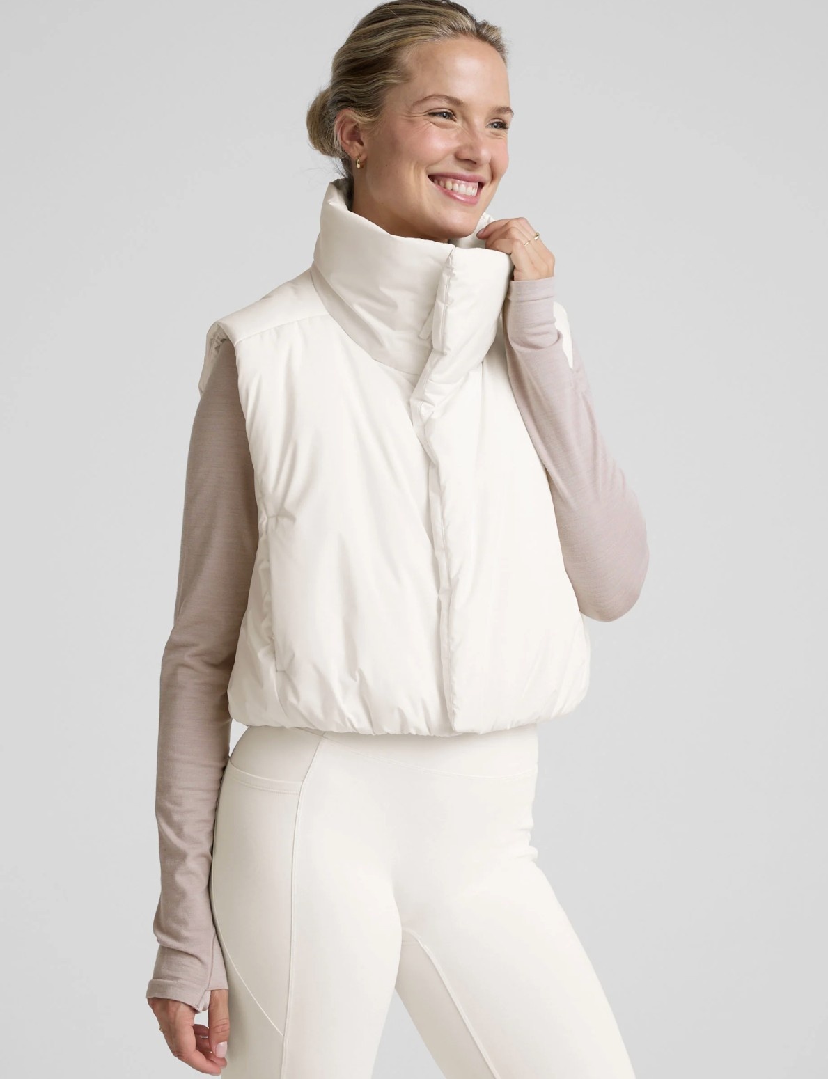 Beyond Yoga Warm Up Puffer Vest