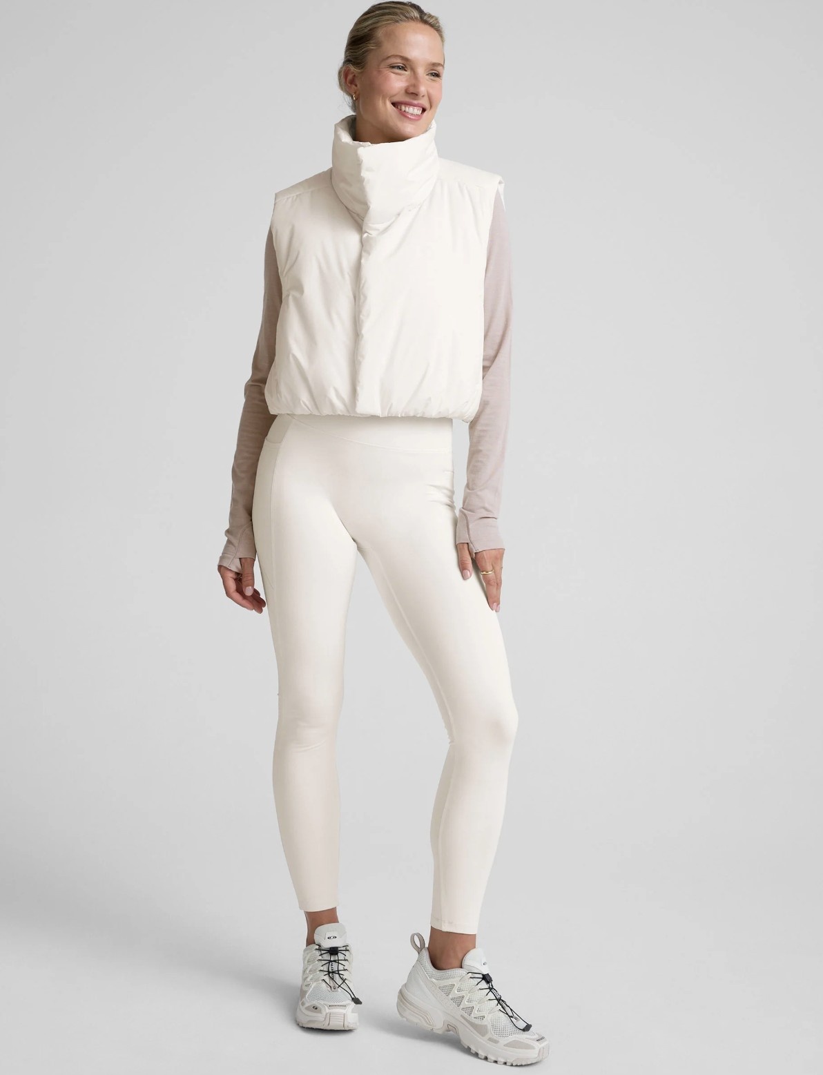 Beyond Yoga Warm Up Puffer Vest