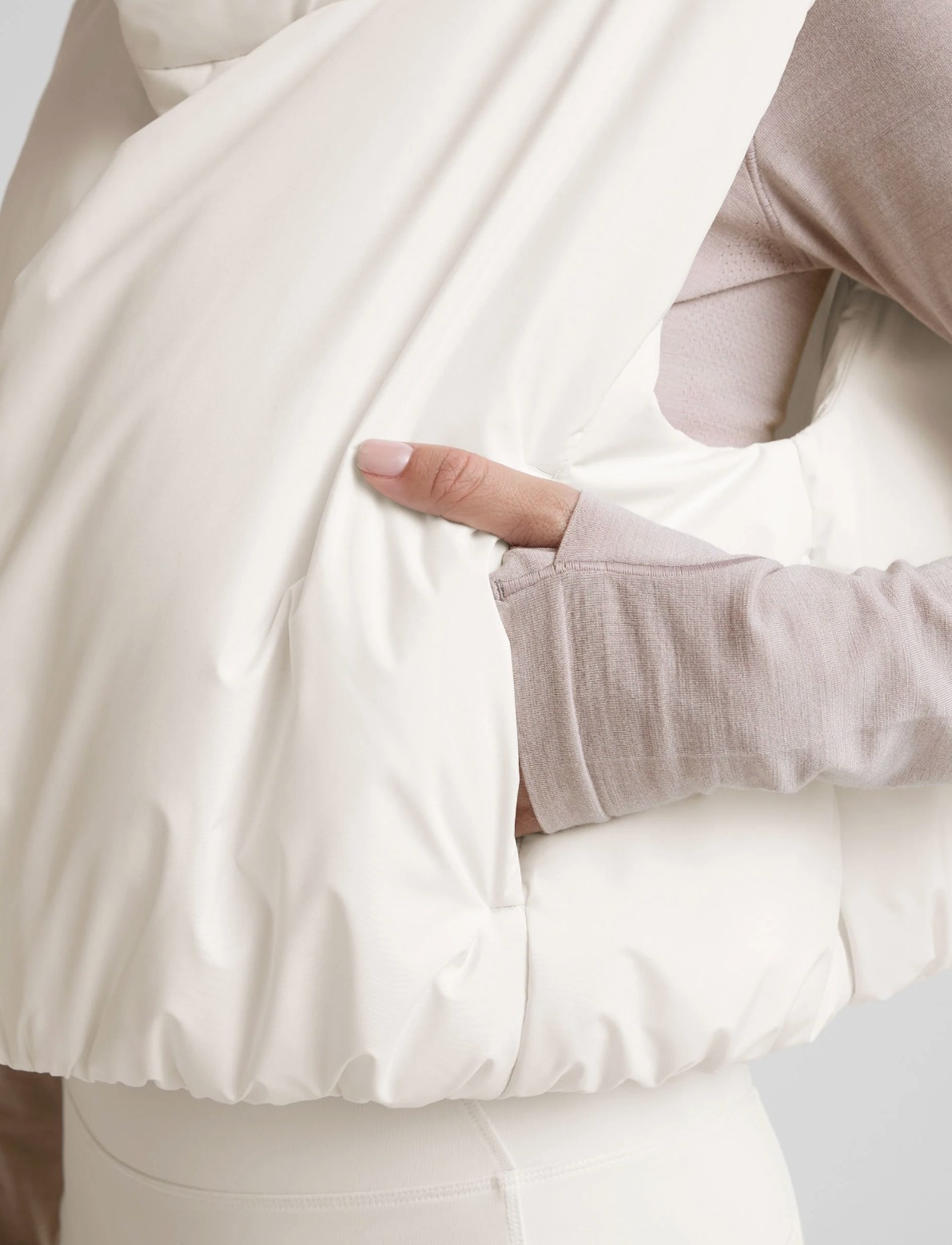 Beyond Yoga Warm Up Puffer Vest