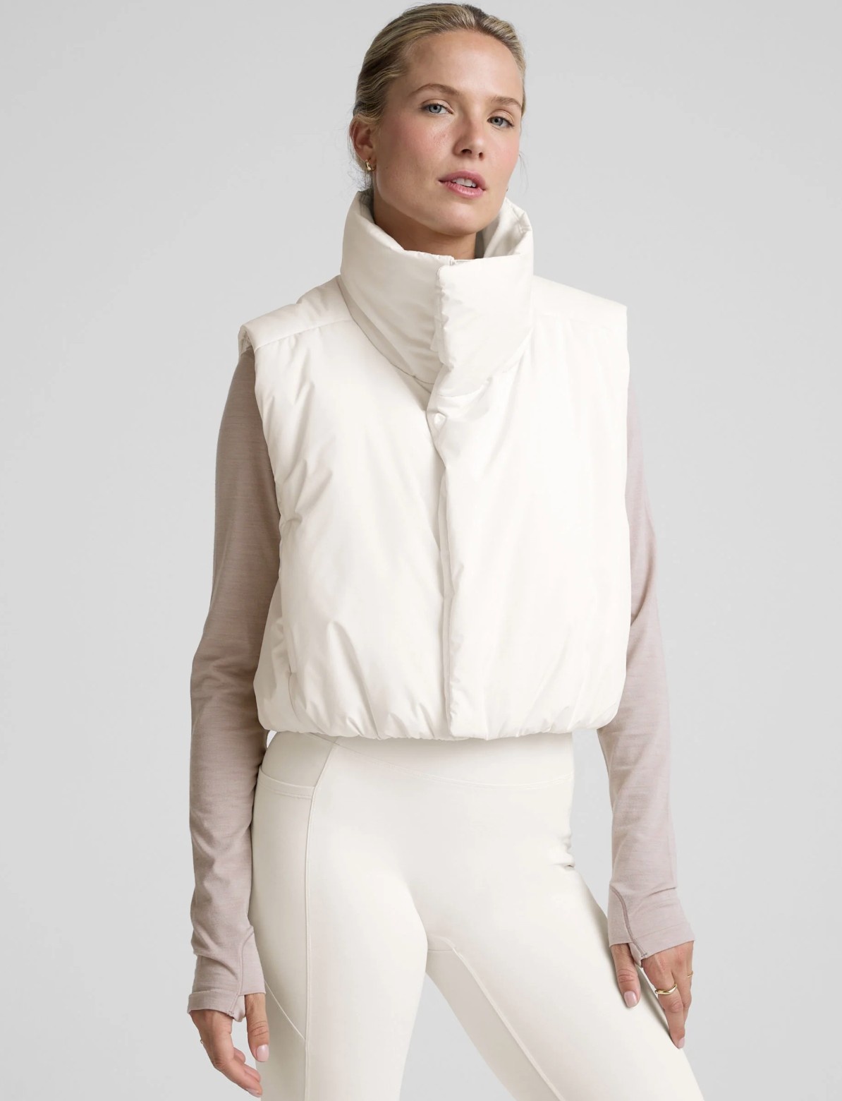 Beyond Yoga Warm Up Puffer Vest