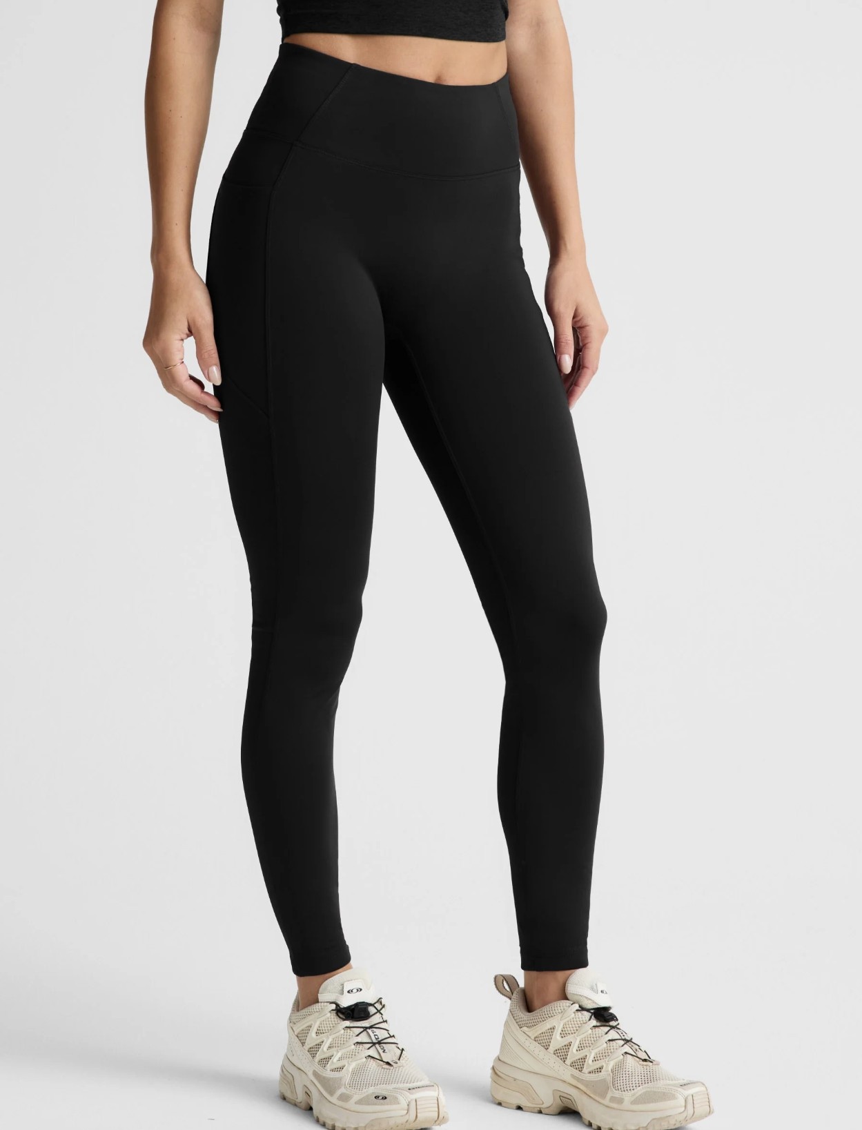 Beyond Yoga Pacer Fleece Zip Pocket Long Legging