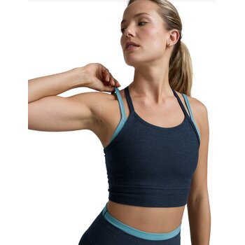 Beyond Yoga Spacedye Layered Long Line Bra