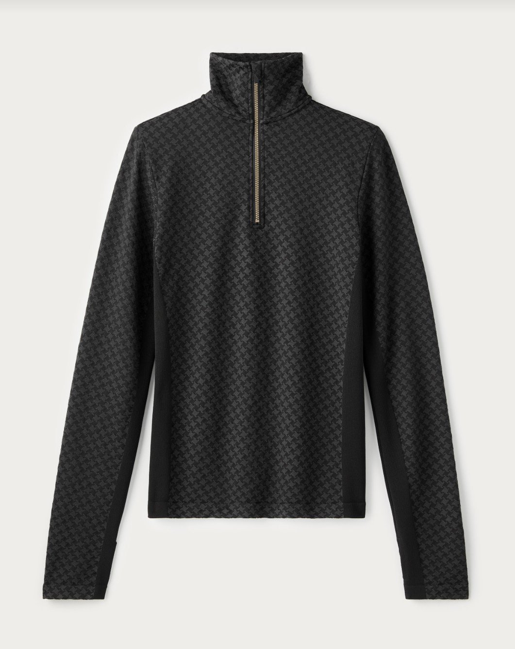 Rhone Apres Houndstooth Seamless 1/4 Zip