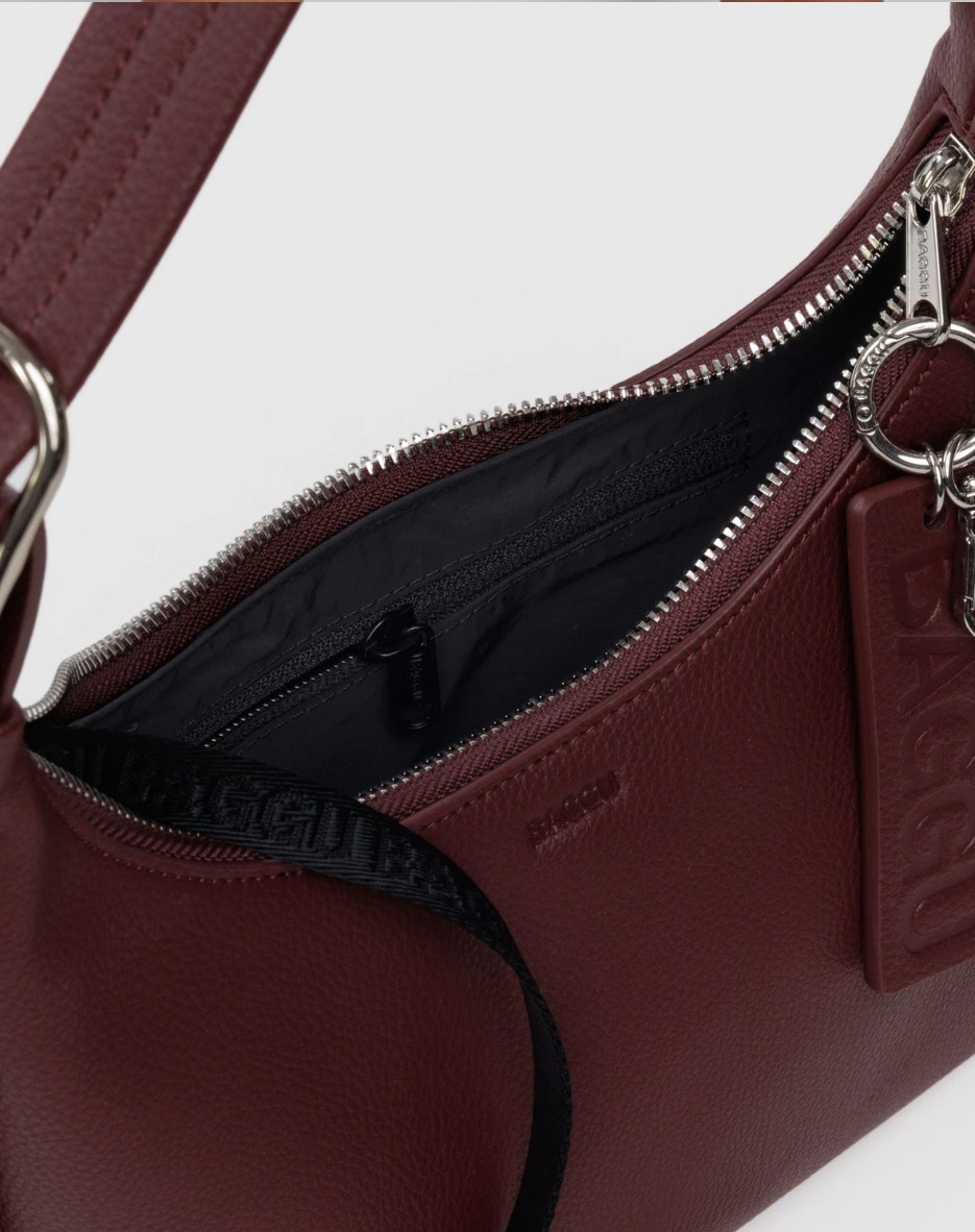 Baggu Mini Recycled Leather Shoulder Bag