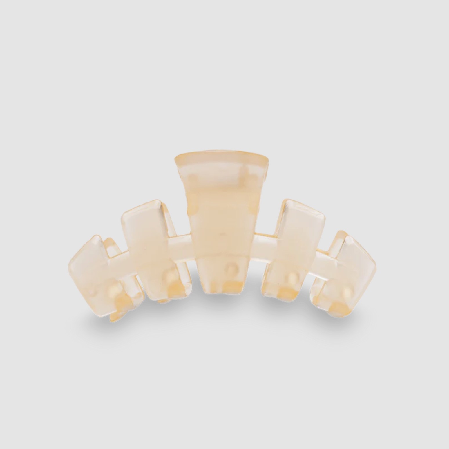 Teleties Classic Almond Beige Tiny Claw Hair Clip