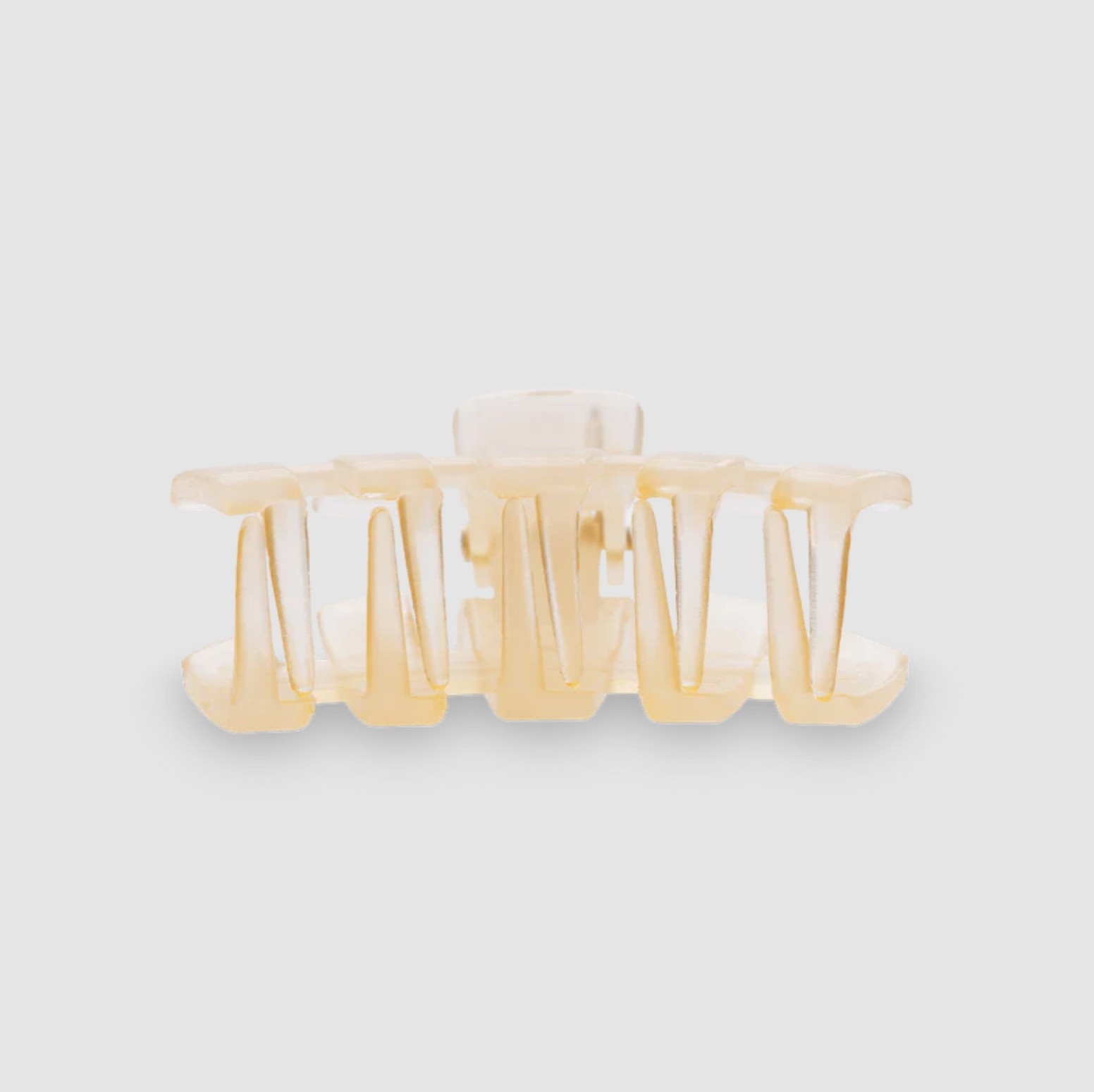 Teleties Classic Almond Beige Tiny Claw Hair Clip