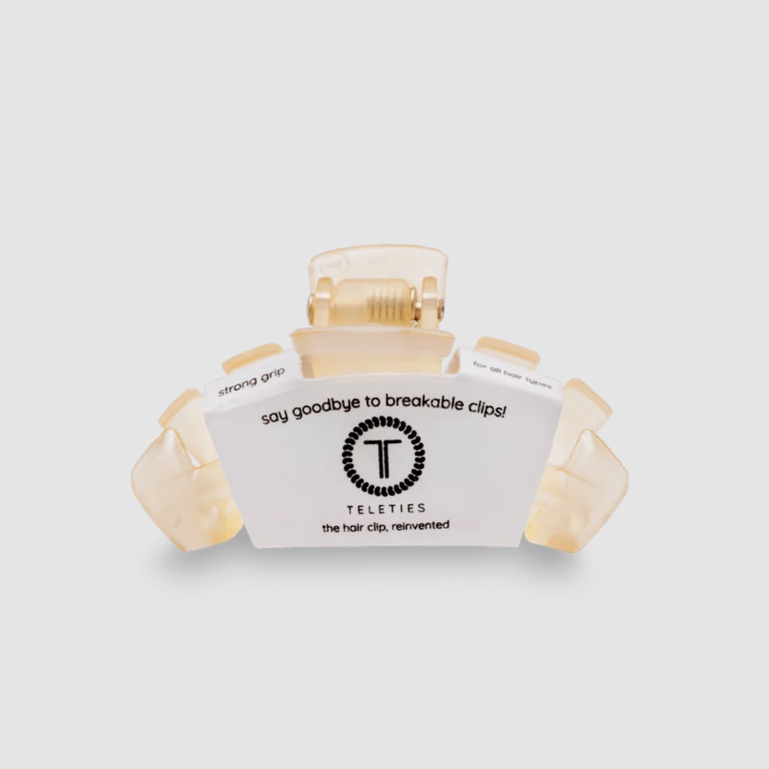 Teleties Classic Almond Beige Tiny Claw Hair Clip