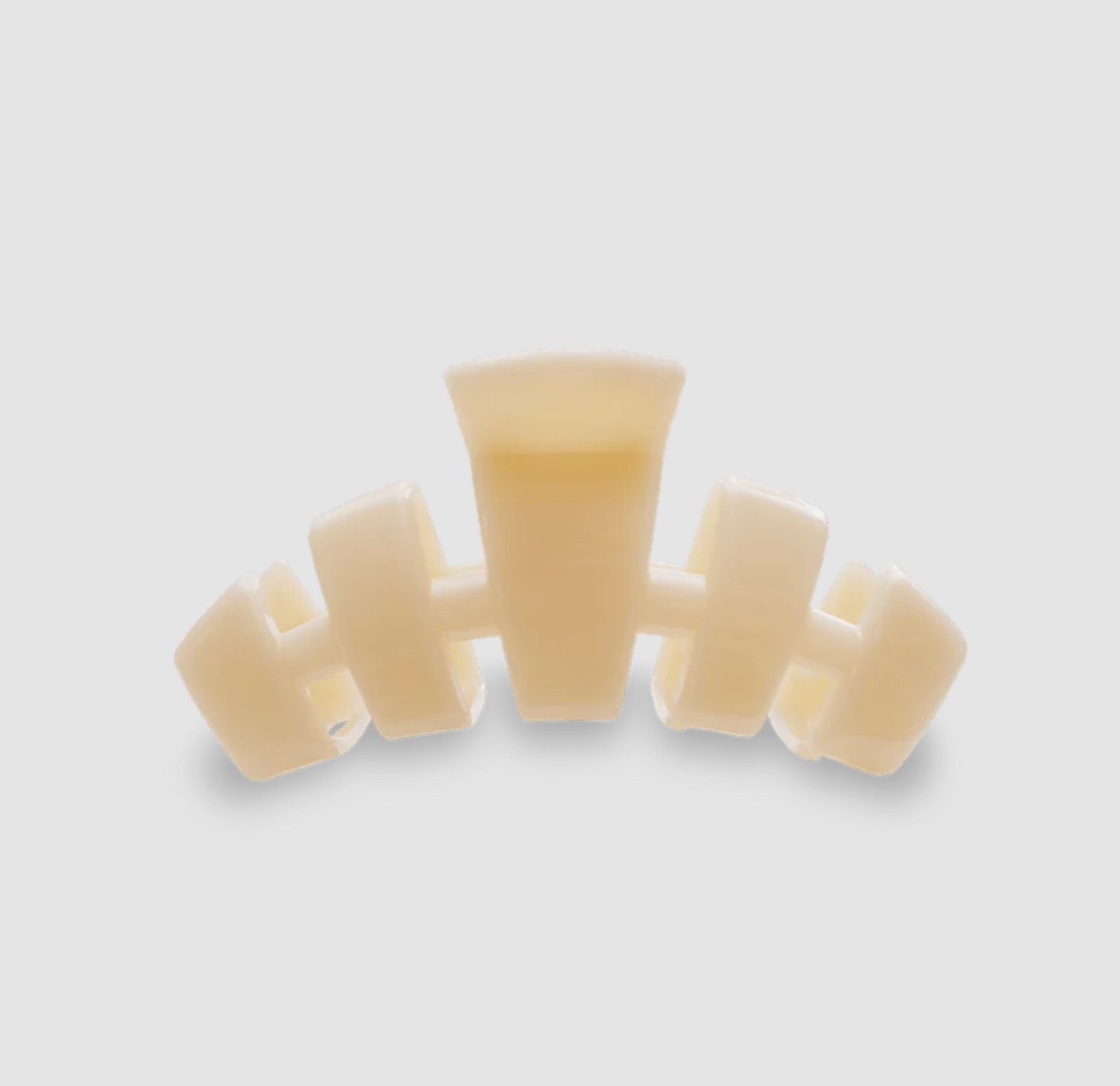 Teleties Classic Almond Beige Small Claw Hair Clip