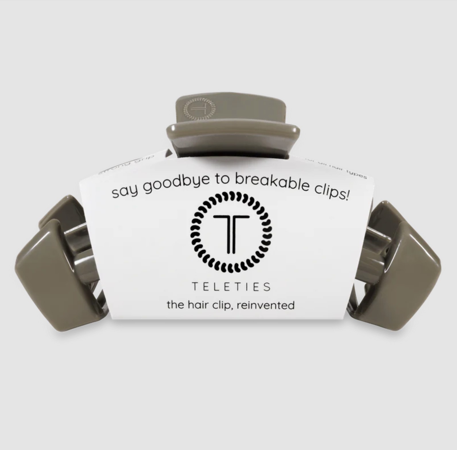 Teleties Classic Sage It Ain't So Large Hair Clip