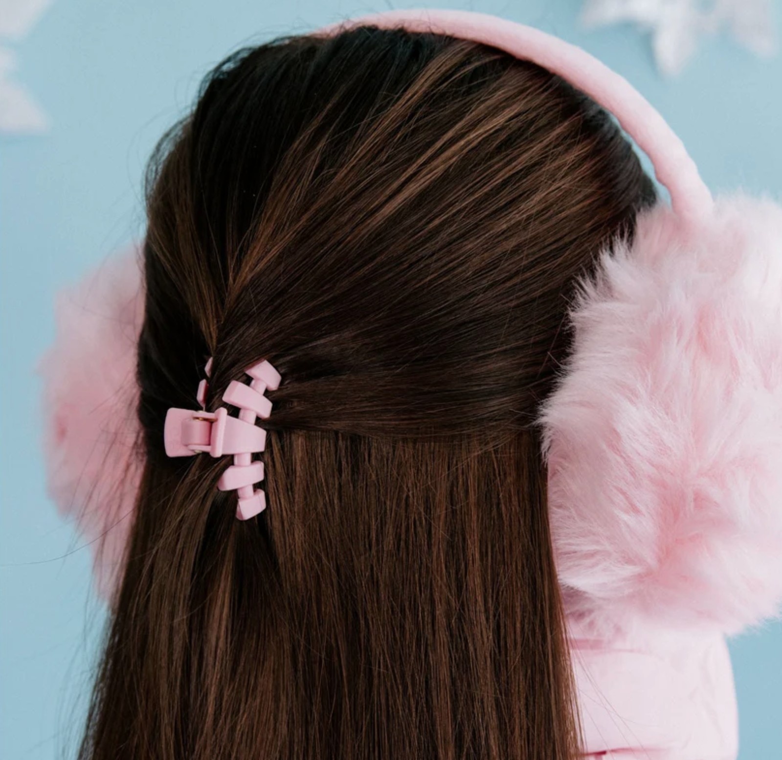 Teleties Classic Merry Pinkmas Tiny Hair Clip