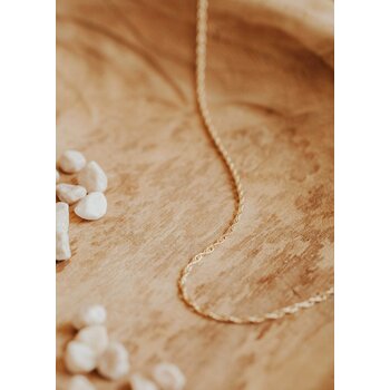 Hello Adorn Goldie Chain 16”