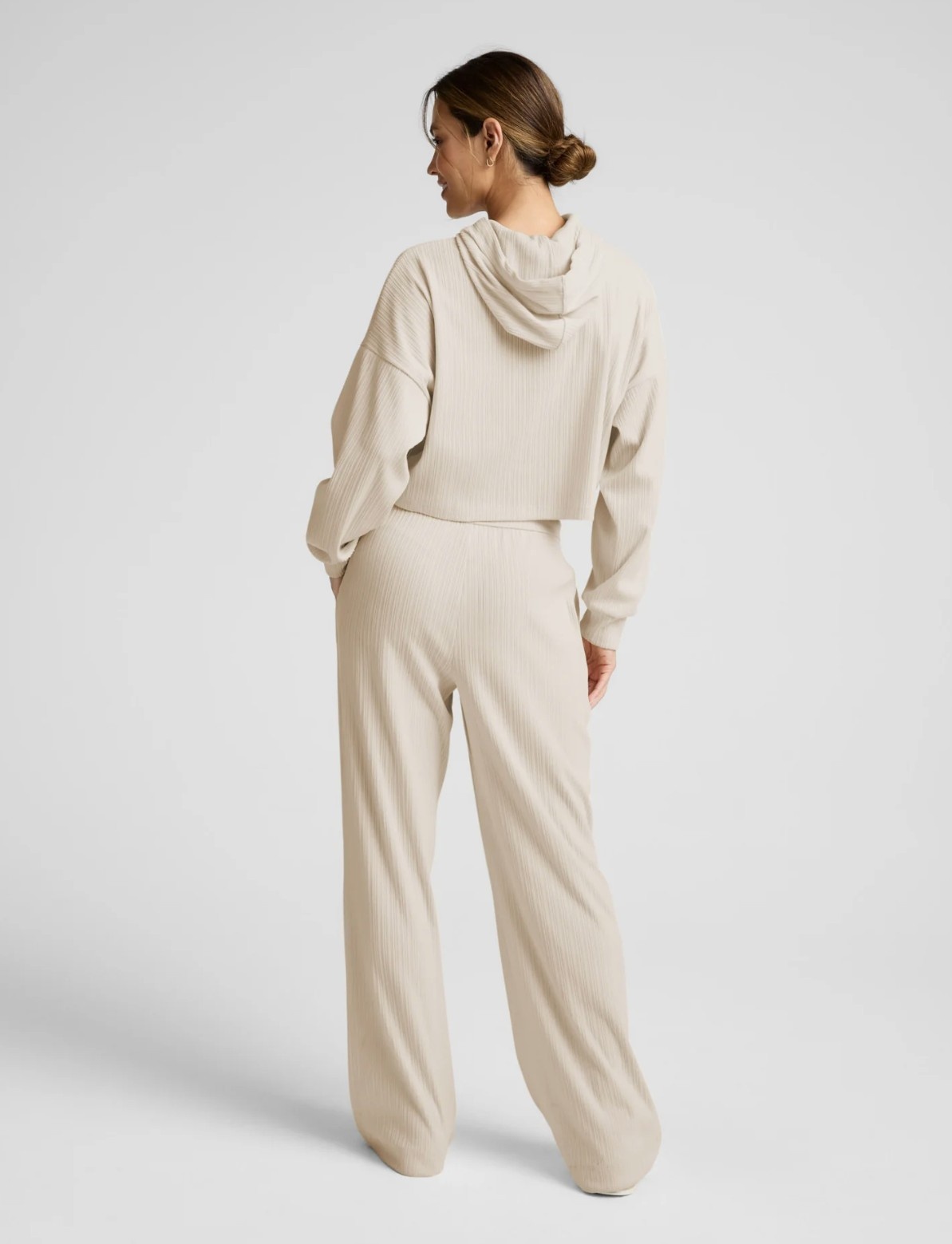 Beyond Yoga Breathe Easy Ribbed Wide Leg Pant