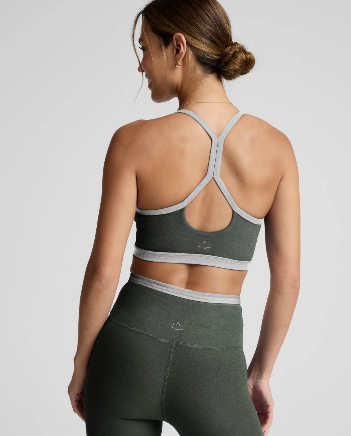 Beyond Yoga Spacedye Outlines Strappy Bra