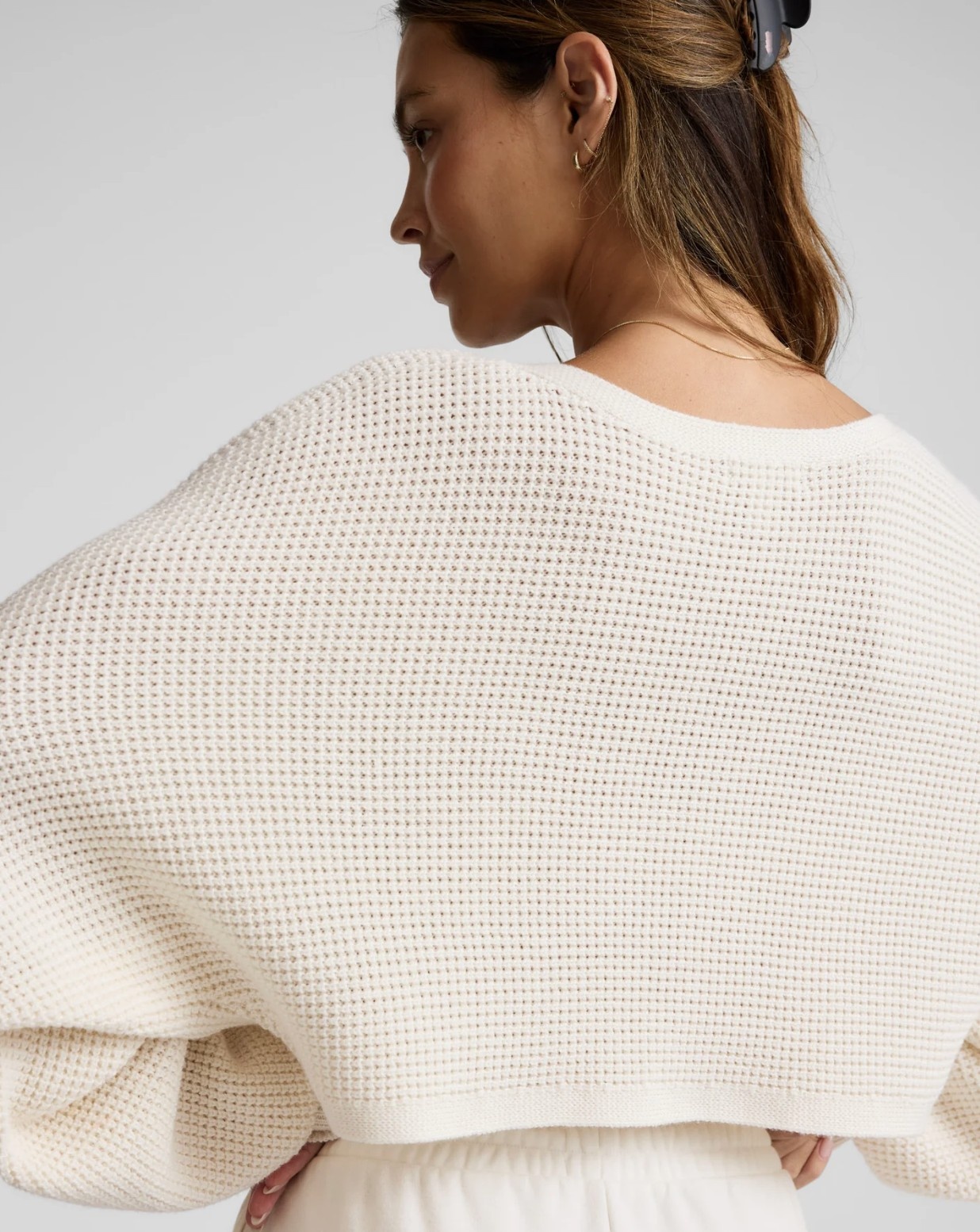 Beyond Yoga Ready For Barre Cropped Sweater