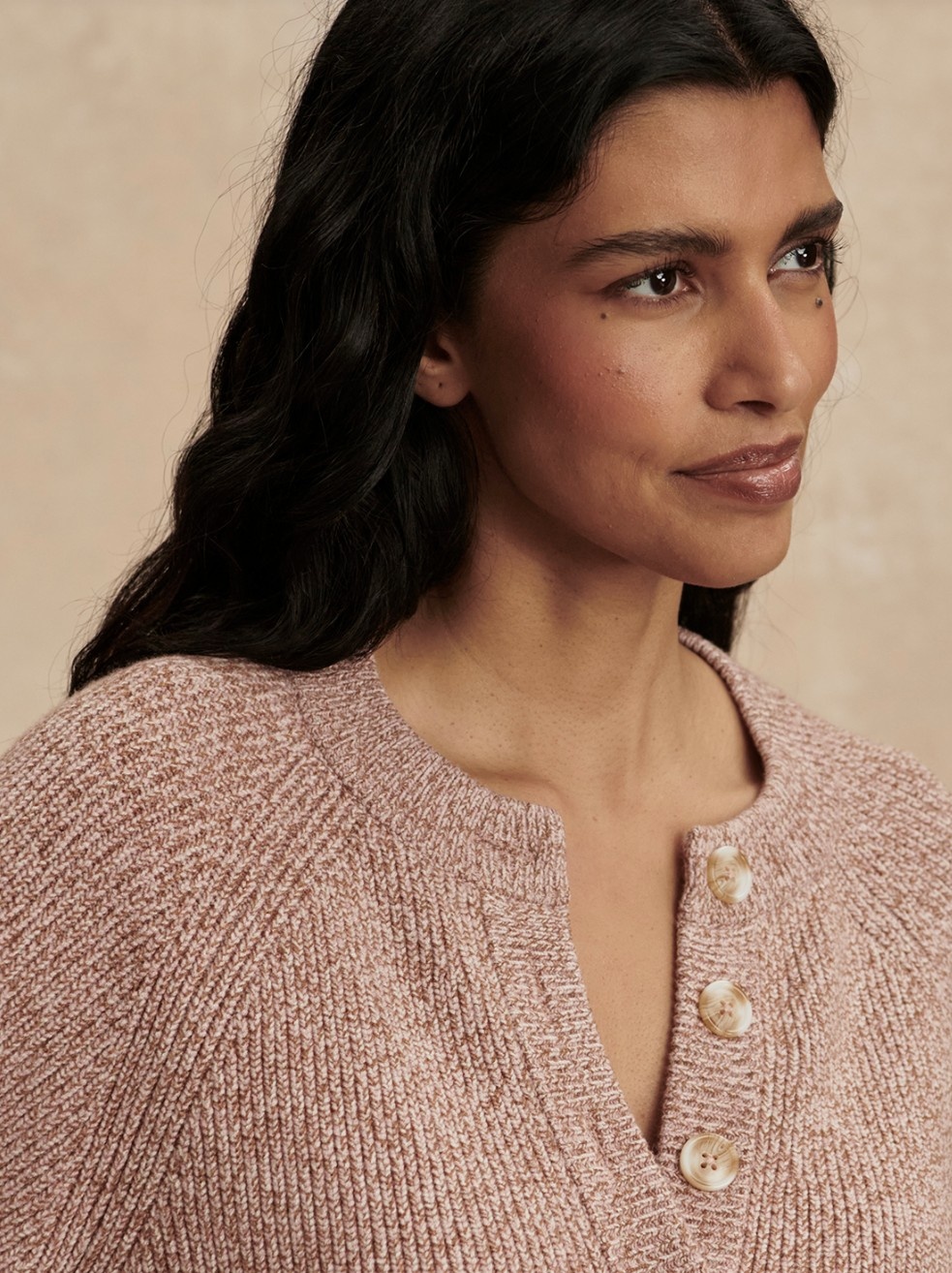 Varley Kennings Half Button Knit