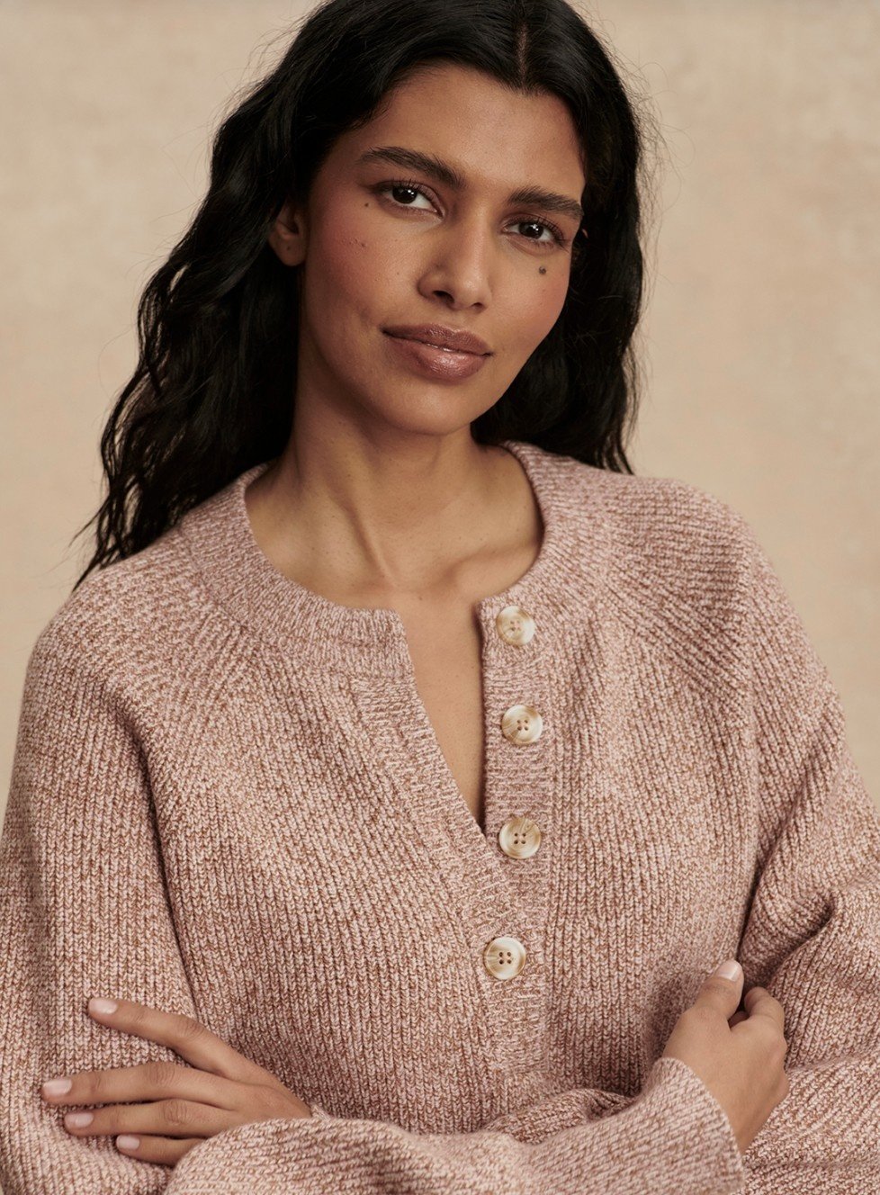 Varley Kennings Half Button Knit