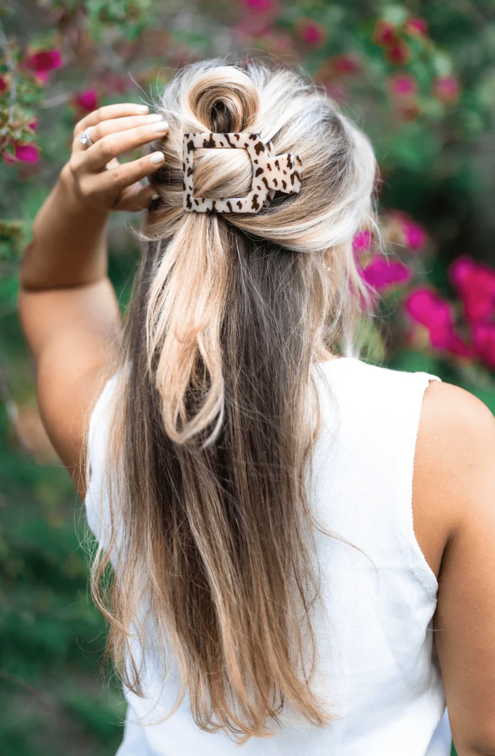 Teleties Large Flat Square Hair Clip