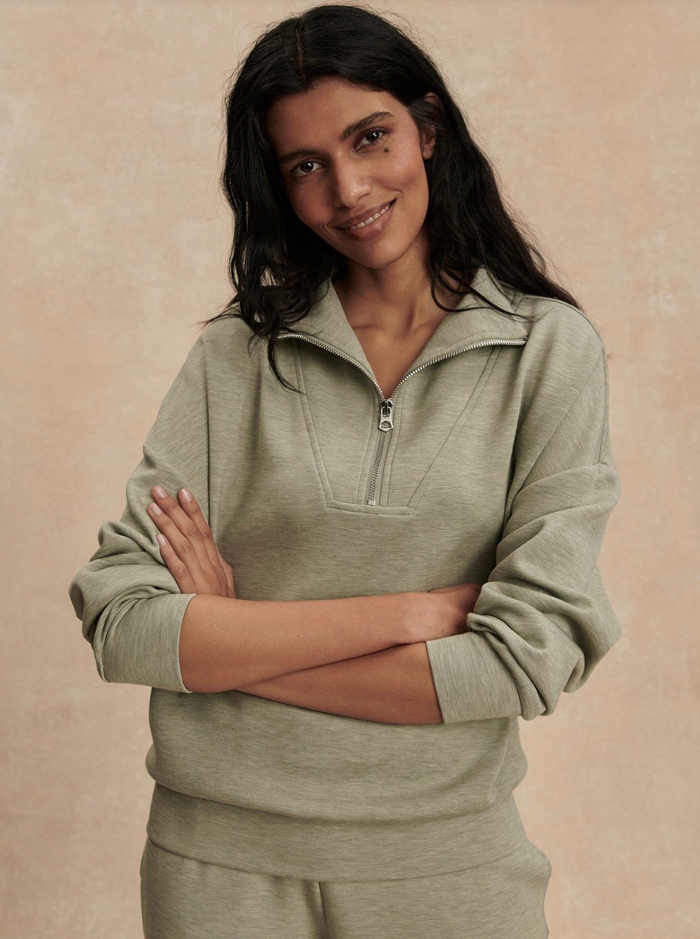 Varley Hawley Half Zip Sweat