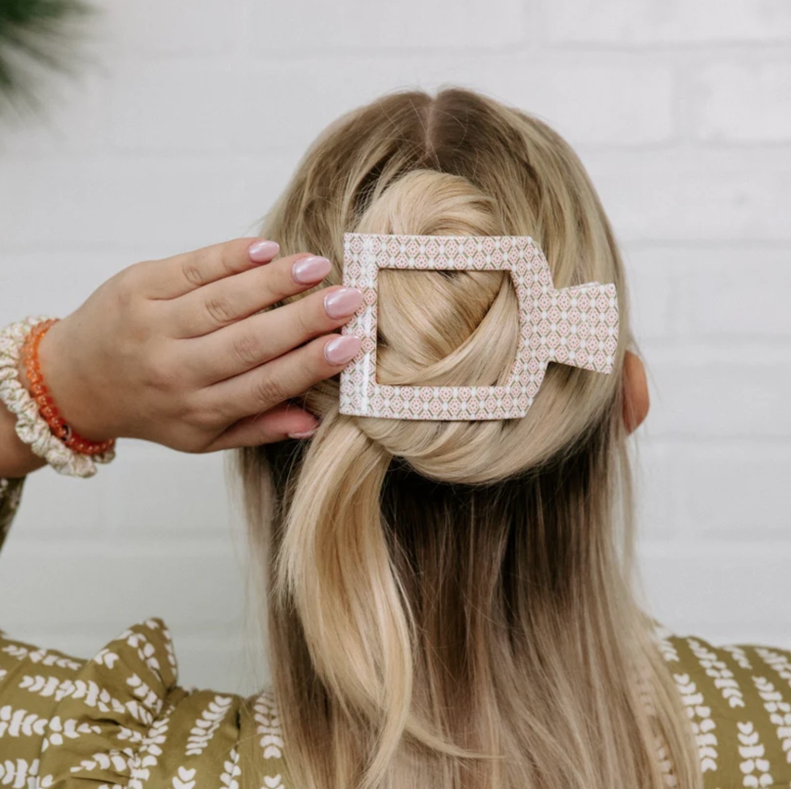 Teleties Large Flat Square Hair Clip