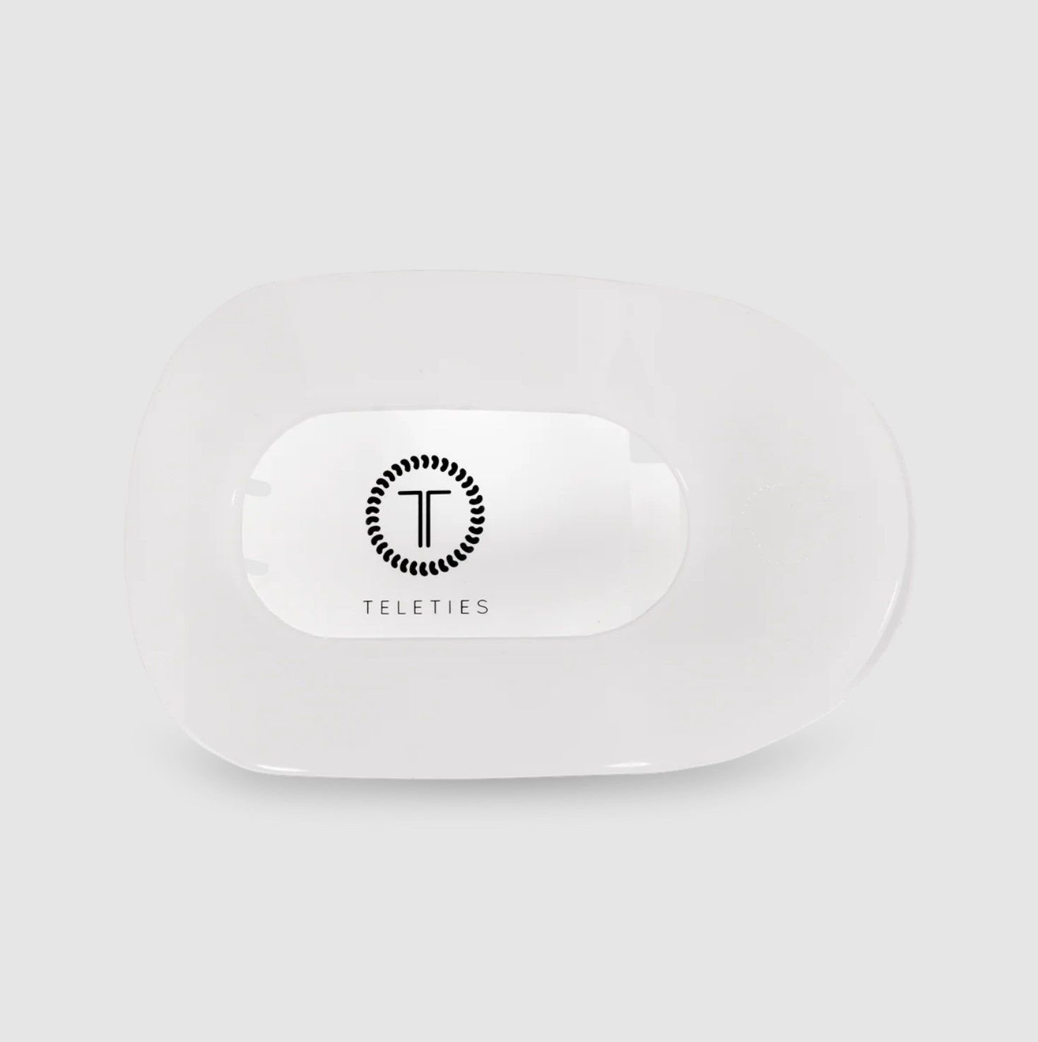 Teleties Large Flat Round Hair Clip