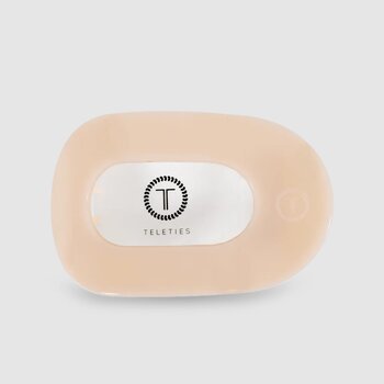 Teleties Medium Flat Round Hair Clip