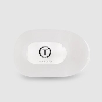 Teleties Small Flat Round Hair Clip