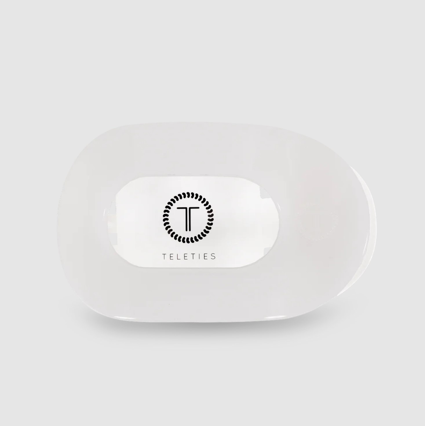 Teleties Small Flat Round Hair Clip