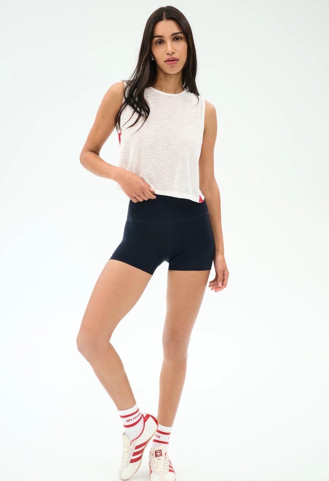 Splits59 Logan Mesh Tank With Stripe