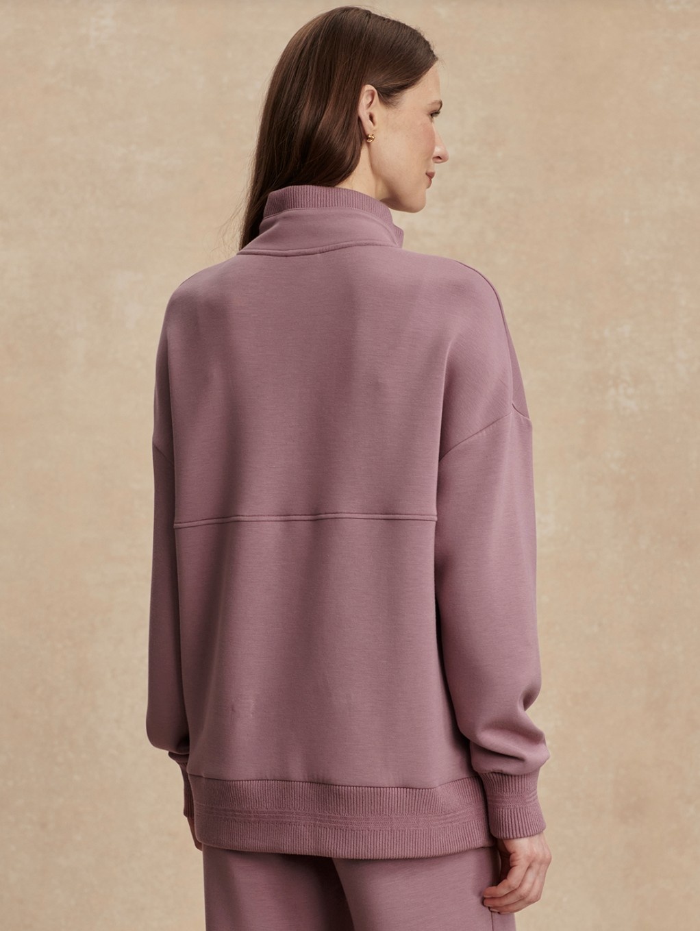 Varley Molly Half Zip Longline Sweat