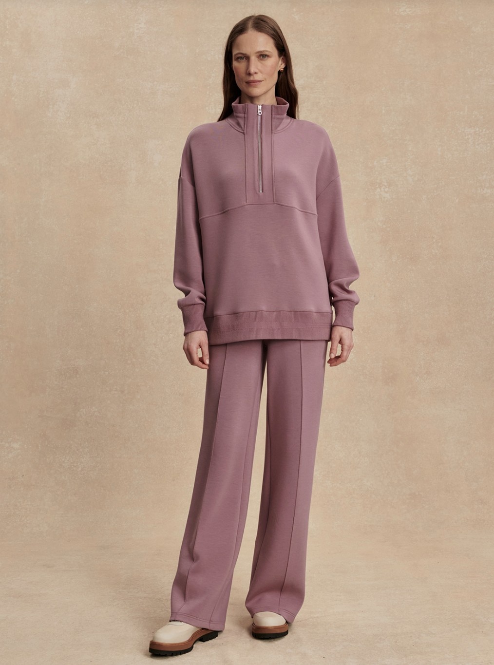 Varley Molly Half Zip Longline Sweat