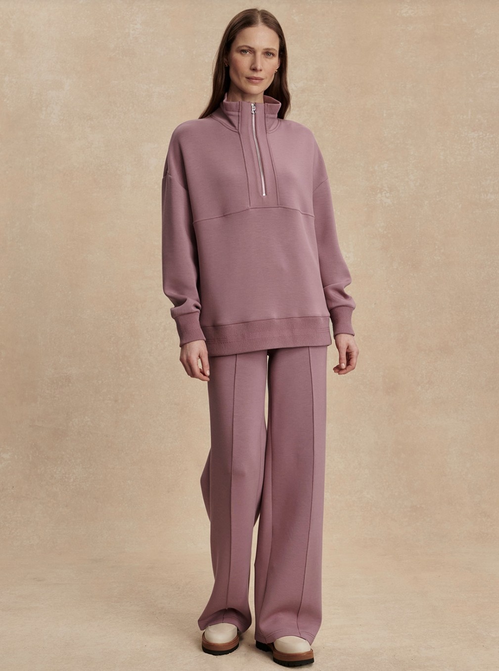 Varley Molly Half Zip Longline Sweat