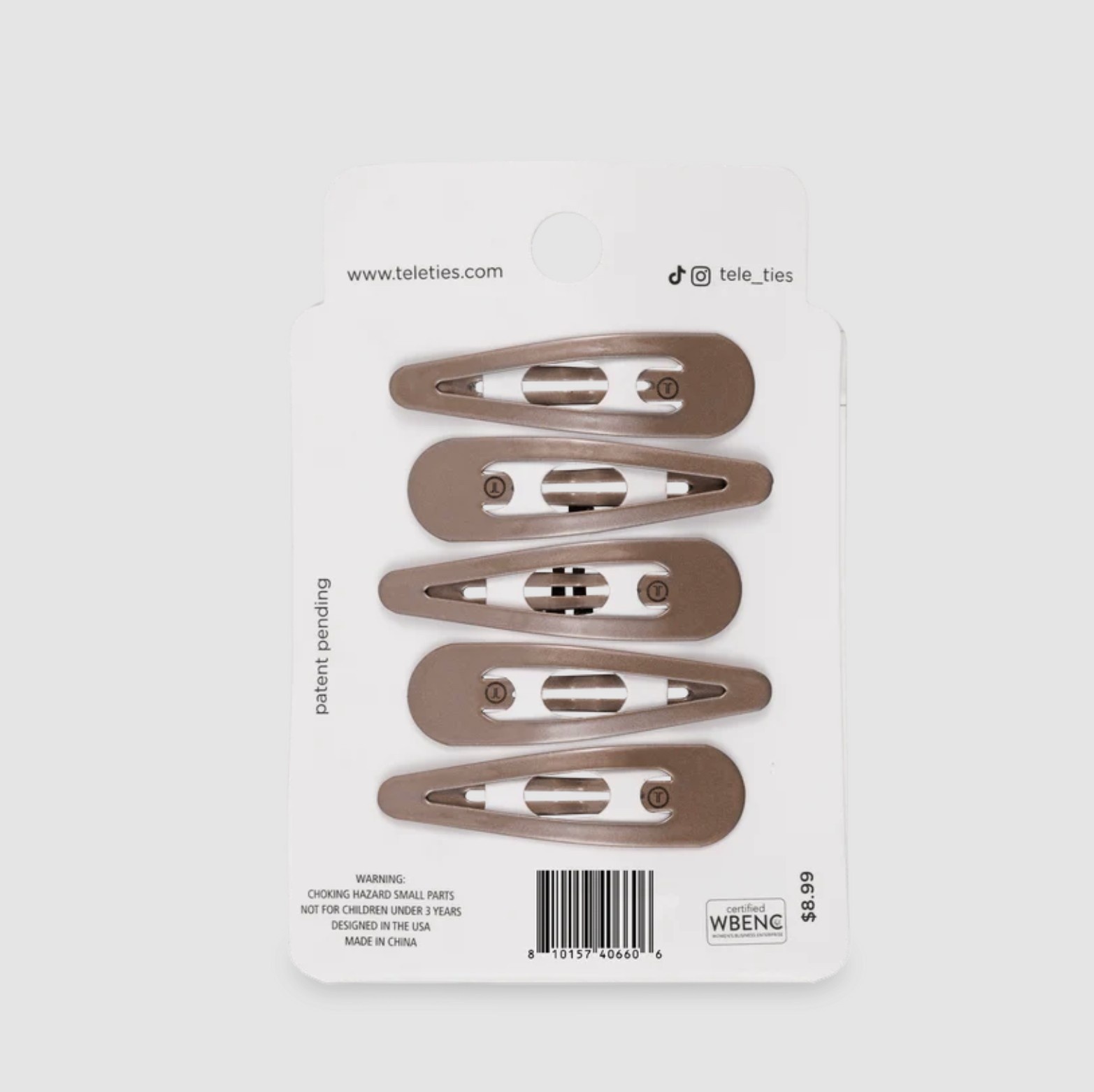 Teleties Snap Clips (6Ct)