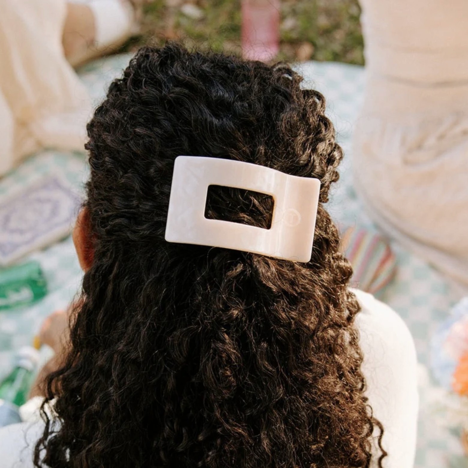 Teleties Medium Flat Rectangle Hair Clip