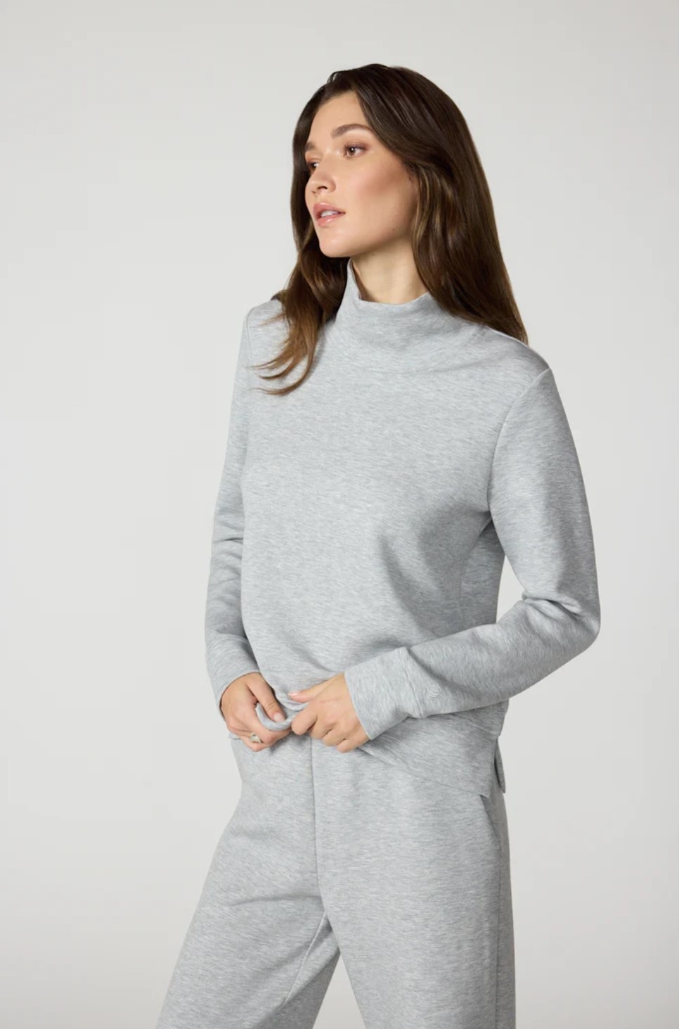 MPG Dreamweave Mock Neck Sweatshirt