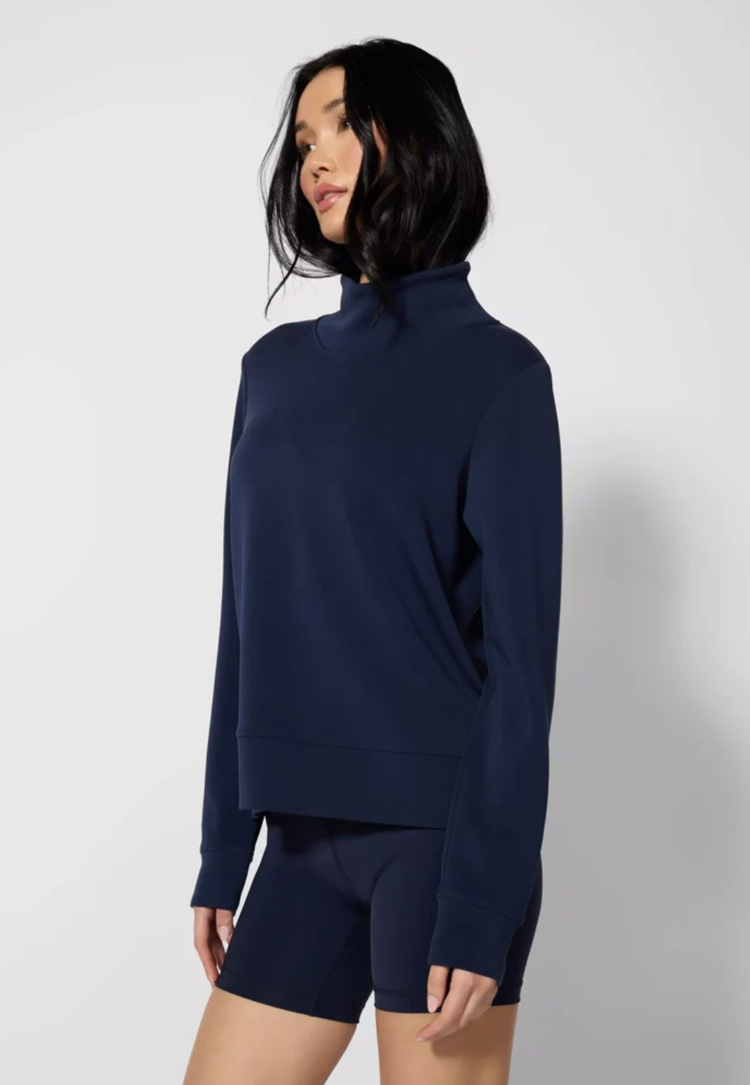 MPG Dreamweave Mock Neck Sweatshirt