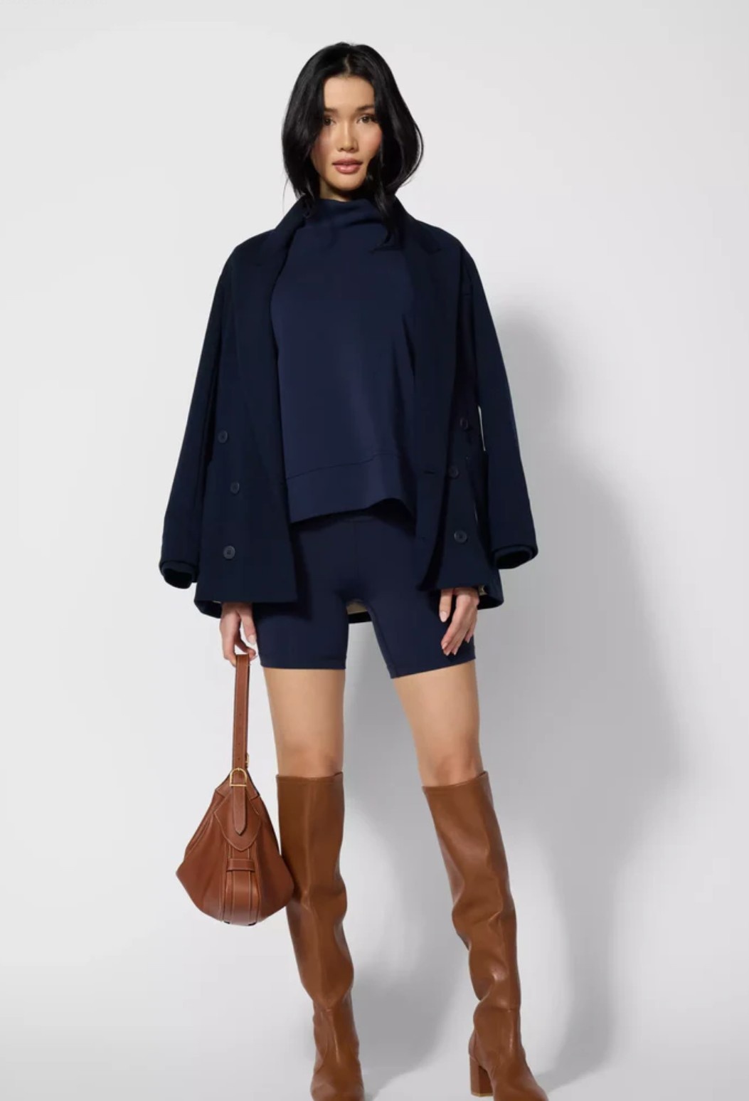 MPG Dreamweave Mock Neck Sweatshirt