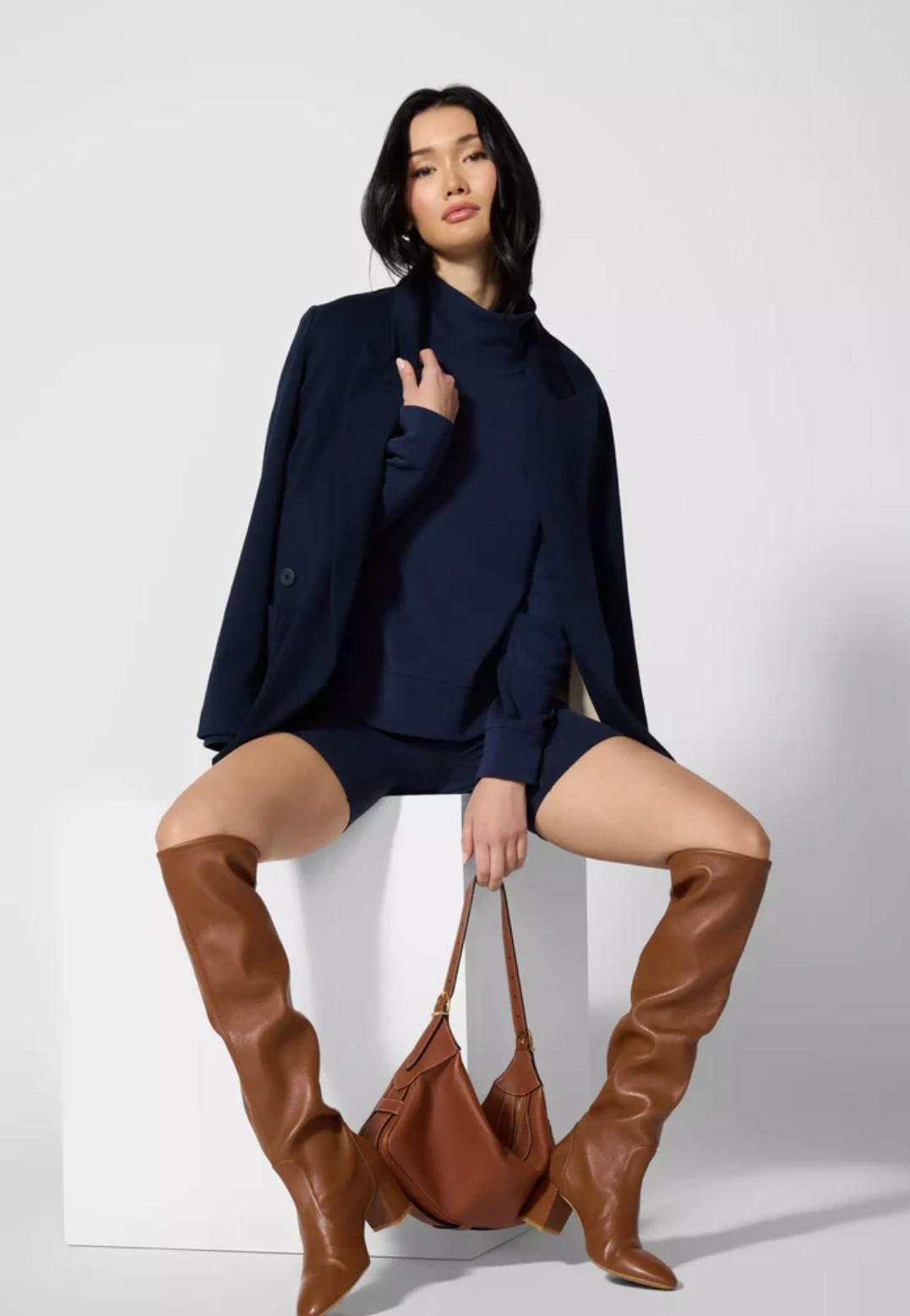 MPG Dreamweave Mock Neck Sweatshirt