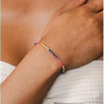 Lotus & Luna Goddess Crystal Stone Bracelet