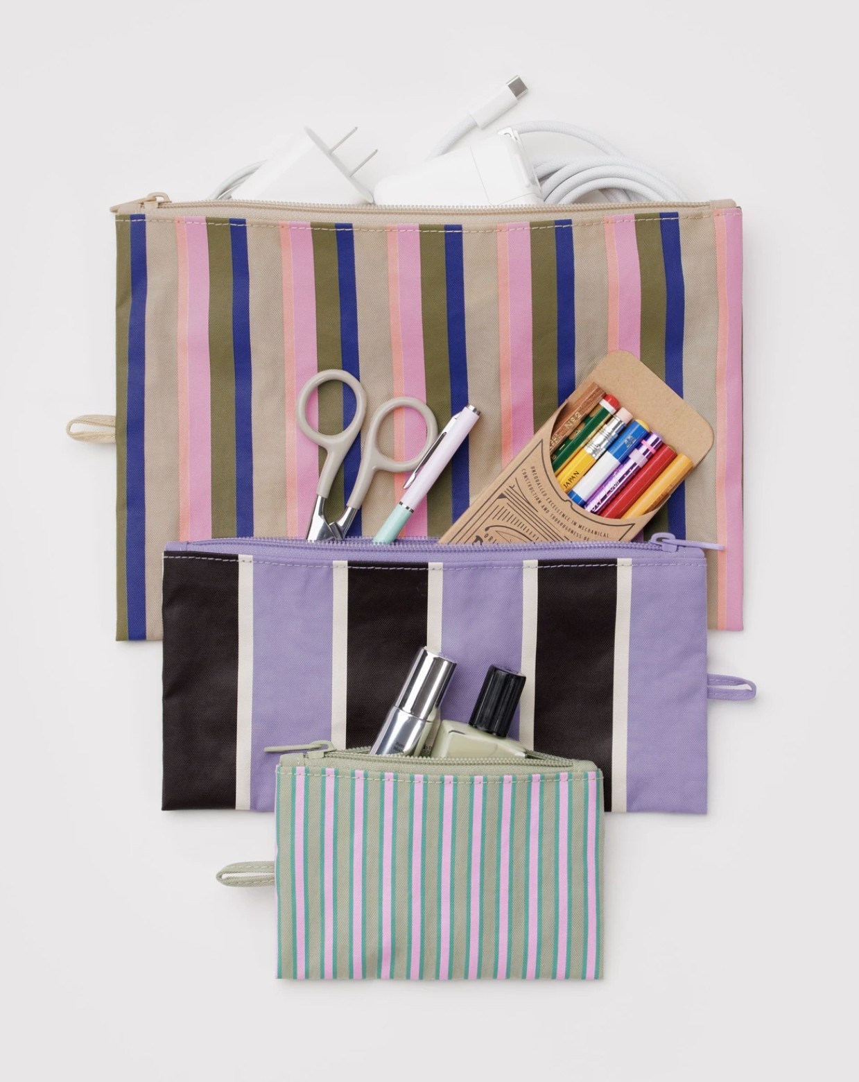 Baggu Flat Pouch Set