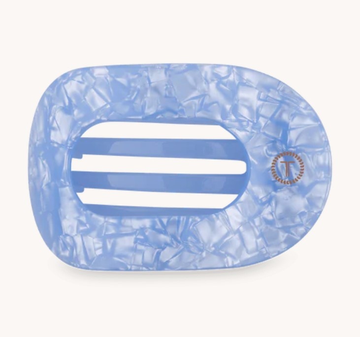 Teleties Small Flat Round Hair Clip