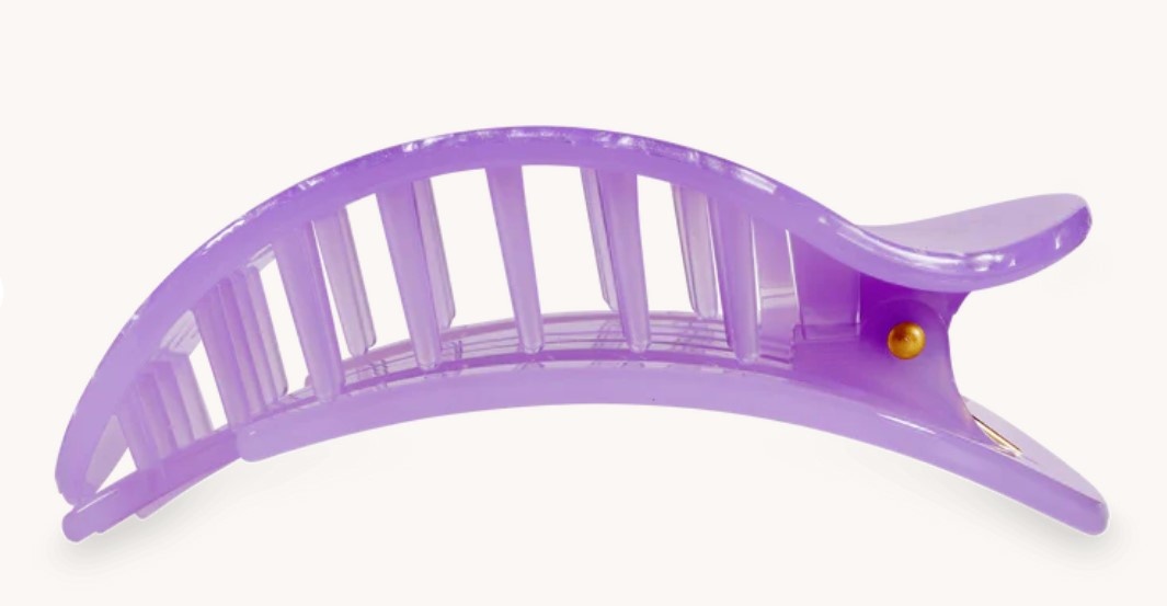 Teleties Large Flat Round Hair Clip